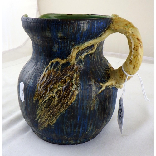 230 - A Phillipa James art pottery jug, signed and dated 1926