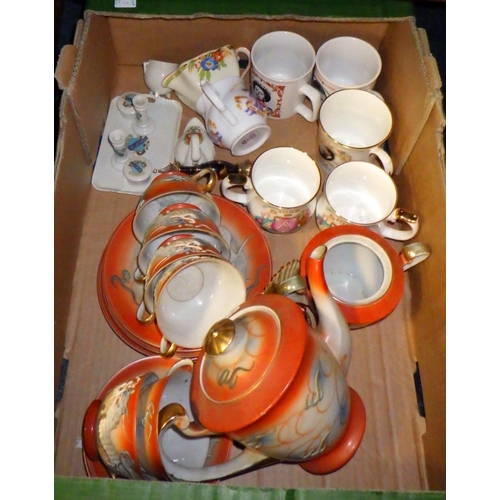 273 - Three boxes of misc ceramics (3)