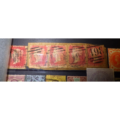 301 - Postal interest: an album of British stamps Victorian and later incl 1d reds; an album of empire and... 