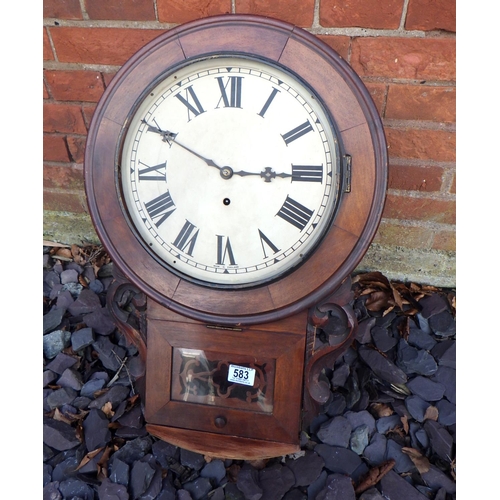 583 - A wall clock a/f, ex The Retreat (135)