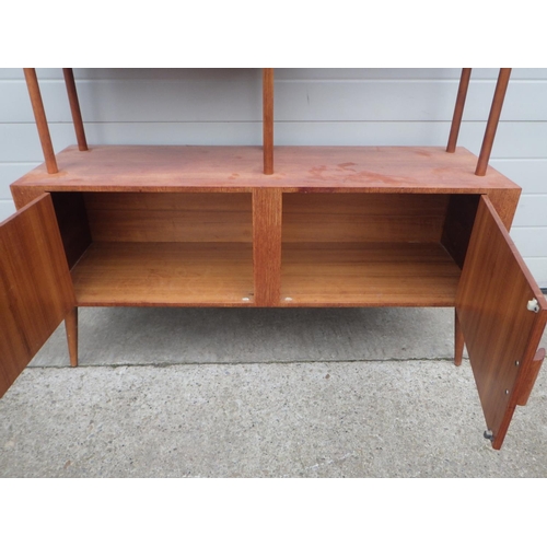 627 - A 1970's teak side unit 122cm wide