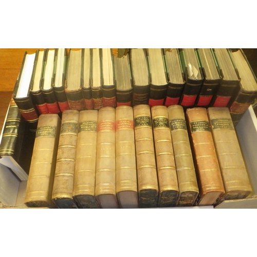 607 - Leather bound York Retreat interest books together with late 19th & early 20thC Friends Quarterly Ex... 