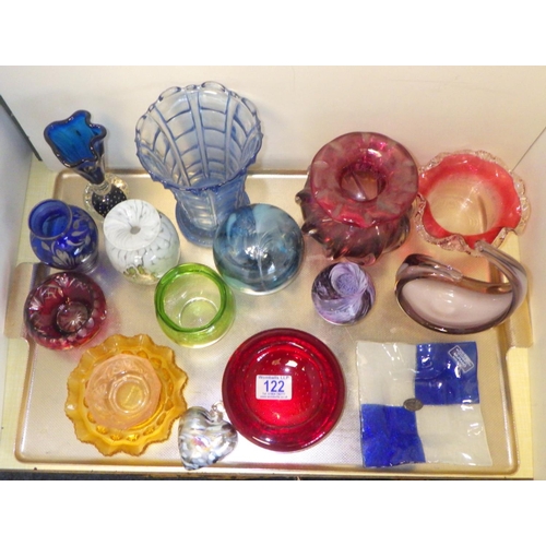 122 - A qty of misc art glass to include Murano etc   627601