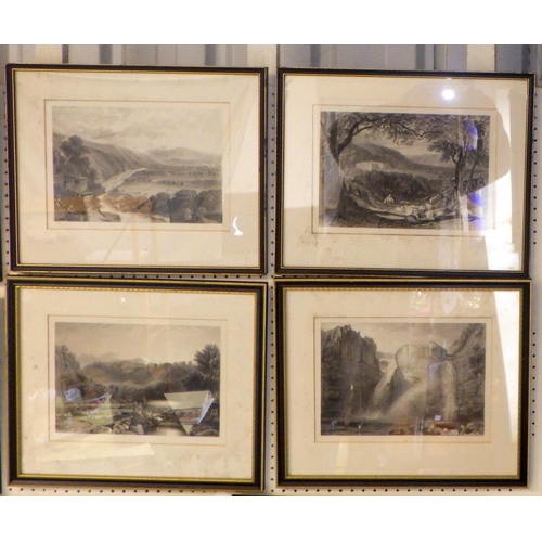 152 - A group of 16 various framed prints approx 42 x 34cm