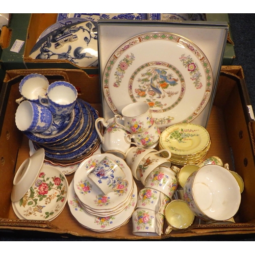 177 - A large qty of various ceramics to include tea wares, dinner wares etc (6)