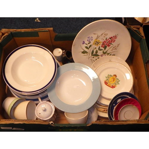 177 - A large qty of various ceramics to include tea wares, dinner wares etc (6)