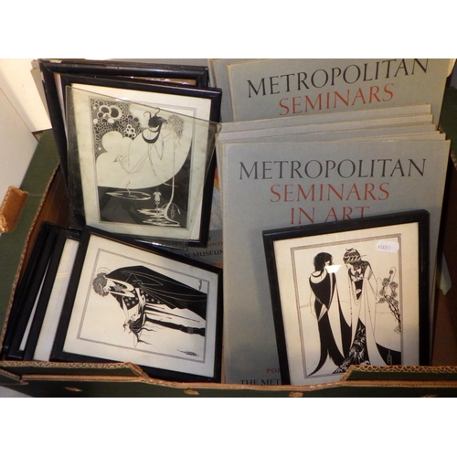 204 - Metropolitan Seminars In Art books together with a group of prints