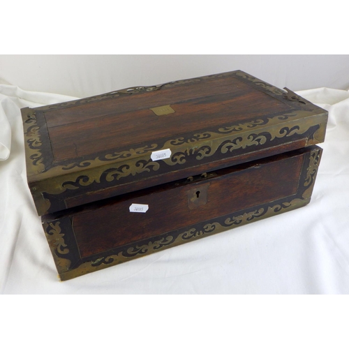 221 - Two 19thC writing boxes af