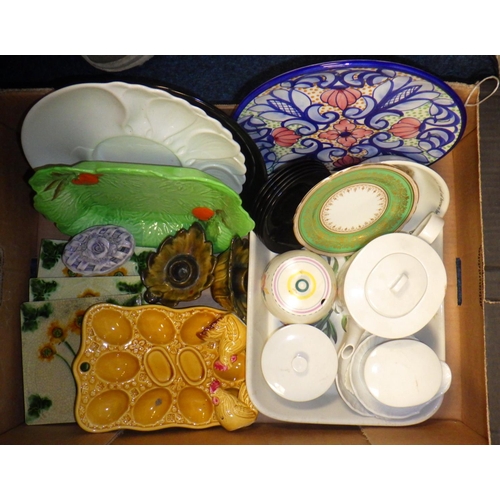 226 - Four boxes of misc ceramics to include Poole, Royal Worcester etc (4)