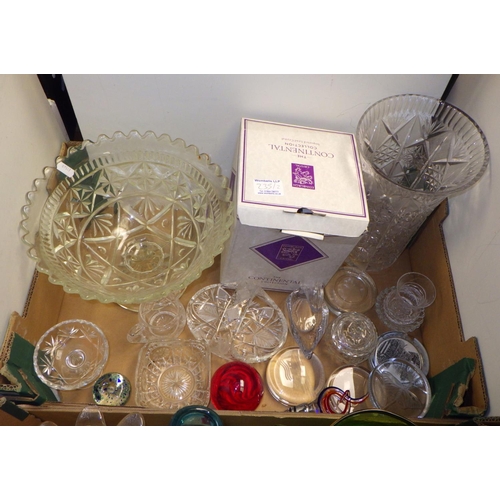 235 - Two boxes of misc glass ware (2)