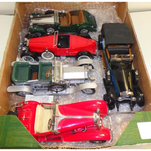 250 - Five Franklin Mint classic cars