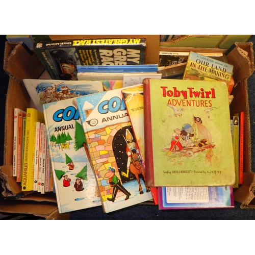 281 - A qty of various children & football annuals and sticker books (qty)