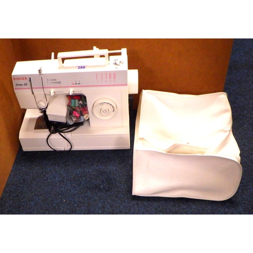 288 - An electrical Singer Tempo 20 sewing machine