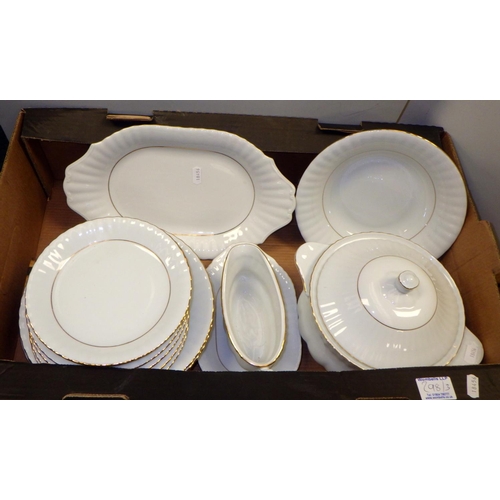 298 - Three boxes of misc ceramics to include a Chodziez table ware, Sadler tea pots etc (3)