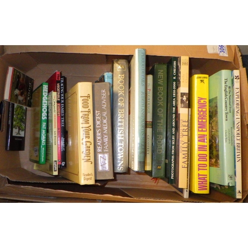 306 - Two boxes of various books (2)