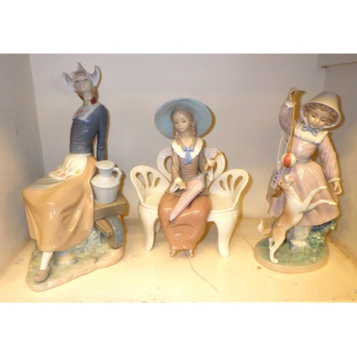 331 - A Group of four Lladro figure groups