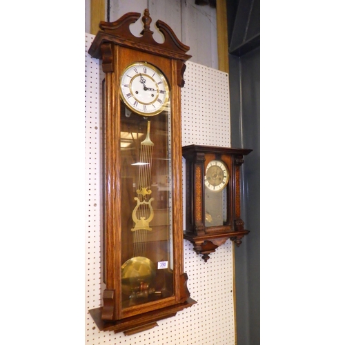 350 - Two wall clocks af (2)