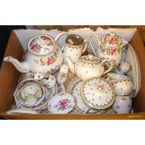 362 - A small group of floral ceramics to include Shelley, Mintons etc af