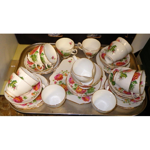 369 - Three boxes misc ceramics to include Royal Stafford tea ware, commemorative cups, Spode etc (3)