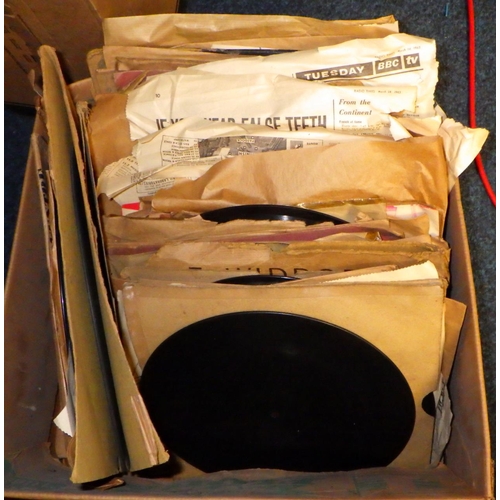 375 - Two boxes of records mainly 78s