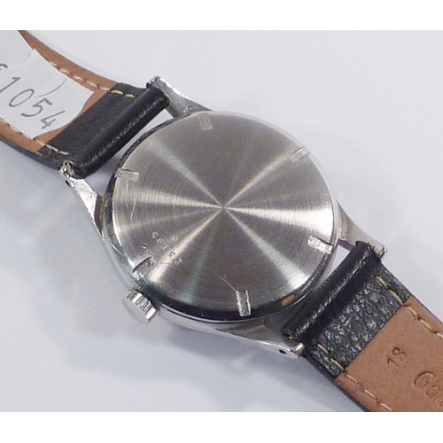 3 - A Longines wristwatch having a Longines signed manual wind movement in a screw-back case, the printe... 