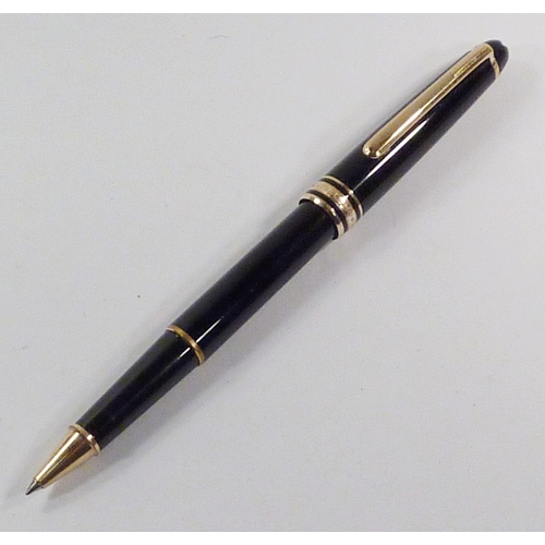 83 - A Montblanc Meisterstuck rollerball pen.  No box or papers.