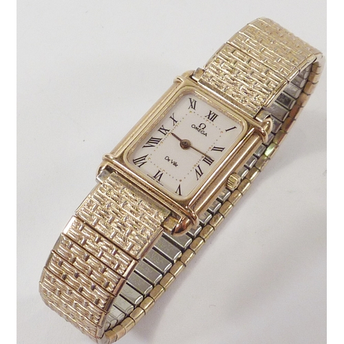 105 - An Omega Geneve ladies wristwatch c1959 comprising an Omega cal 244 manual wind 17 jewel movement un... 