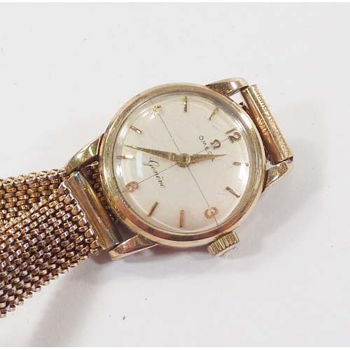 105 - An Omega Geneve ladies wristwatch c1959 comprising an Omega cal 244 manual wind 17 jewel movement un... 