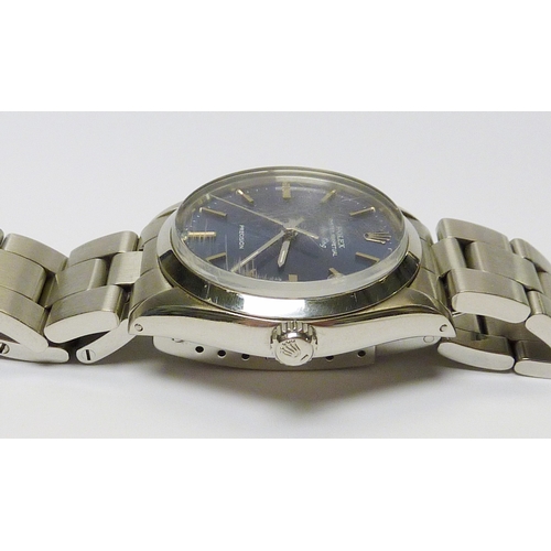 9 - A Rolex Oyster Perpetual Air-King wristwatch model 5500, having a Rolex automatic movement beneath a... 