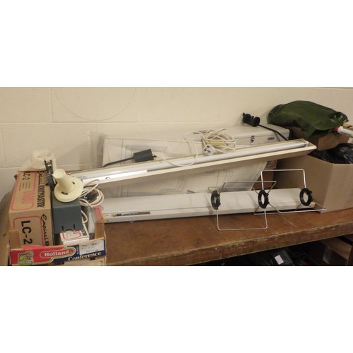 895 - An Empisal knitting machine and accessories