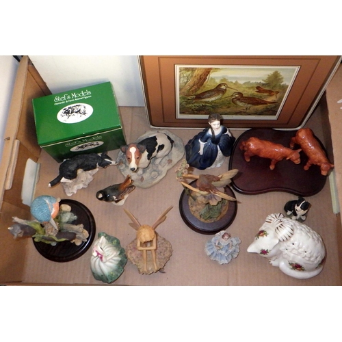 30 - A group of misc figures to inc Royal Doulton, Border Fine Arts etc