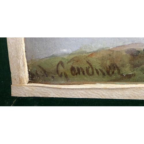 34 - Sid Gardner (Staithes group artist) signed lakeland scene watercolour  40 x 35cm inc frame