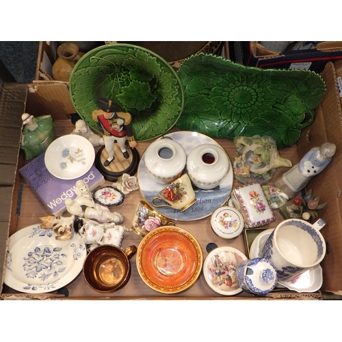 167 - Various ceramics incl Chinese blue and white. (4)