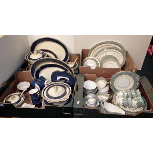 198 - A Paragon part dinner service; a Carlton Ware part tea set; another part dinner service. (4)