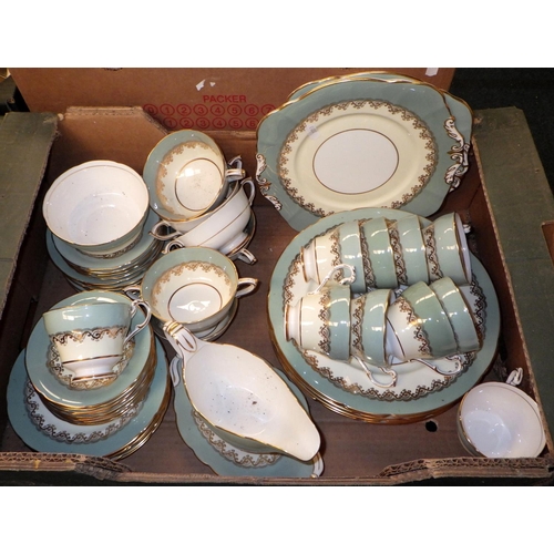 198 - A Paragon part dinner service; a Carlton Ware part tea set; another part dinner service. (4)