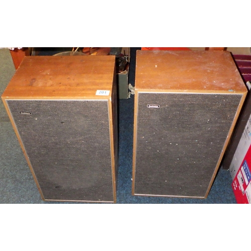 201 - A pair of Goodmans Mezzo SL speakers.