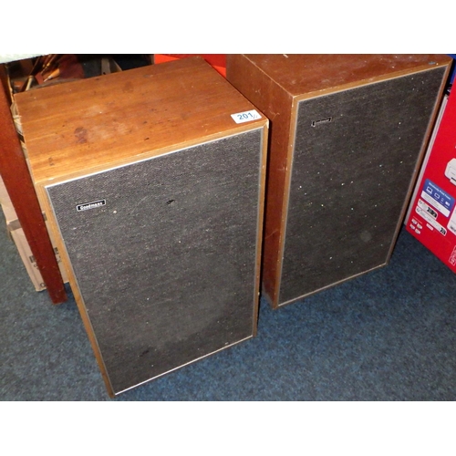 201 - A pair of Goodmans Mezzo SL speakers.