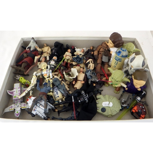 218 - Star Wars action figures etc, Phantom Menace era.