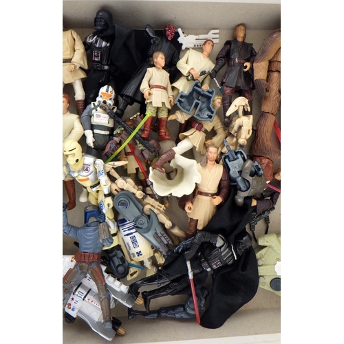 218 - Star Wars action figures etc, Phantom Menace era.