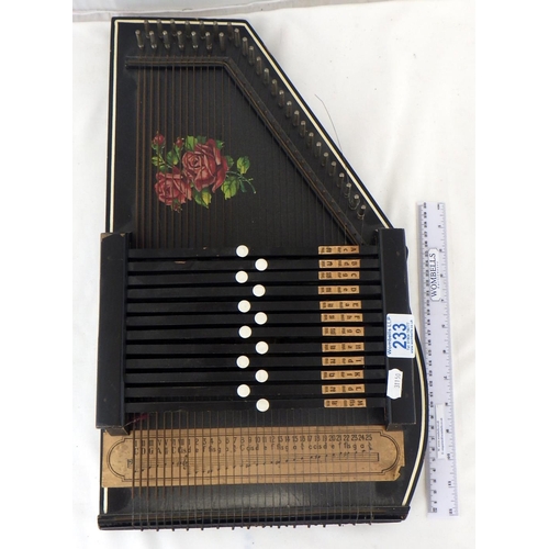 233 - An Autoharp / Chord Zither.