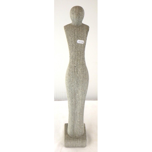 243 - An abstract figurine.  61cm tall.