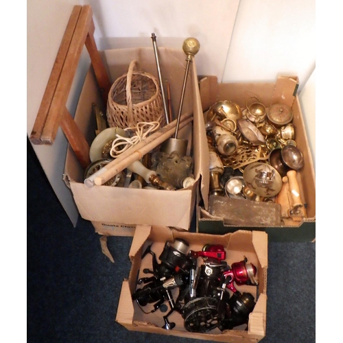 247 - Metalwares and miscellaneous goods; various fishing reels (3)