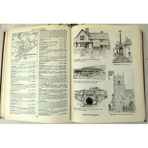 267 - G Droysens Hand Atlas 1886 together with Murray's Atlas, AA handbook and David Loggan Cantabrigia  I... 