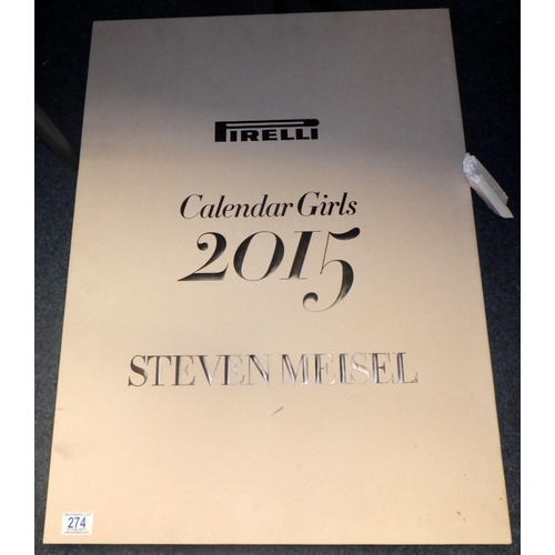 274 - Large Pirelli Calendar Girls 2015 Steven Meisel limited edition