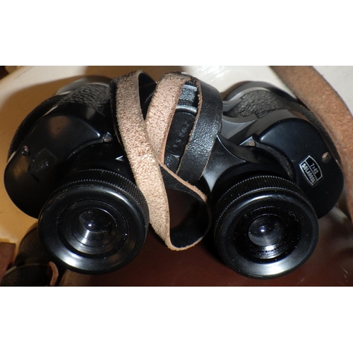 303 - Two pairs of binoculars, Omega & Solaross