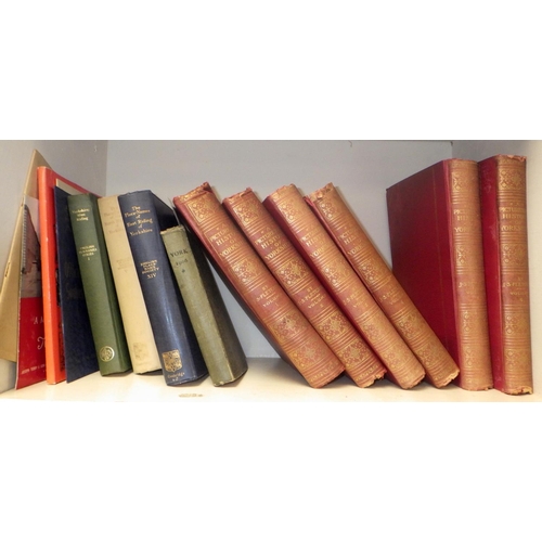 305 - A group of York & Yorkshire interest books together with clock & porcelain books