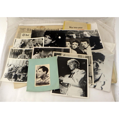 306 - A collection of misc ephemera to inc film / theatre photographs etc