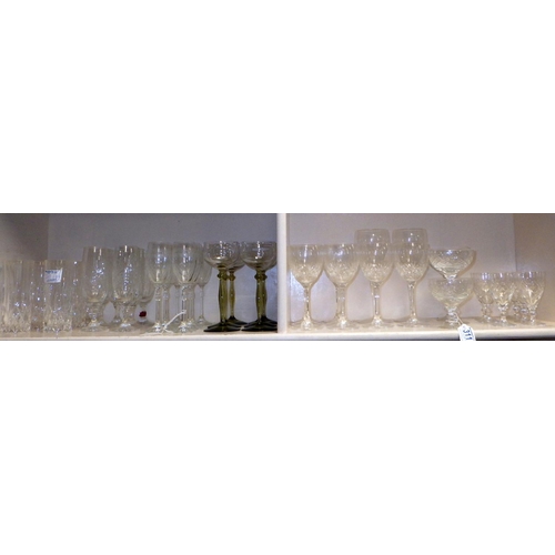 311 - A qty of various glasses to inc Edinburgh, Royal Brierly etc (qty)