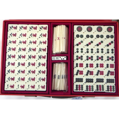 313 - Mah Jong Simplified Henry Patterson 1924 together with a Mah Jong set (2)