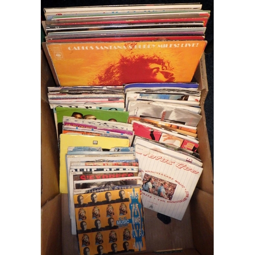 348 - Pop Lps & singles together with misc football programmes (2)